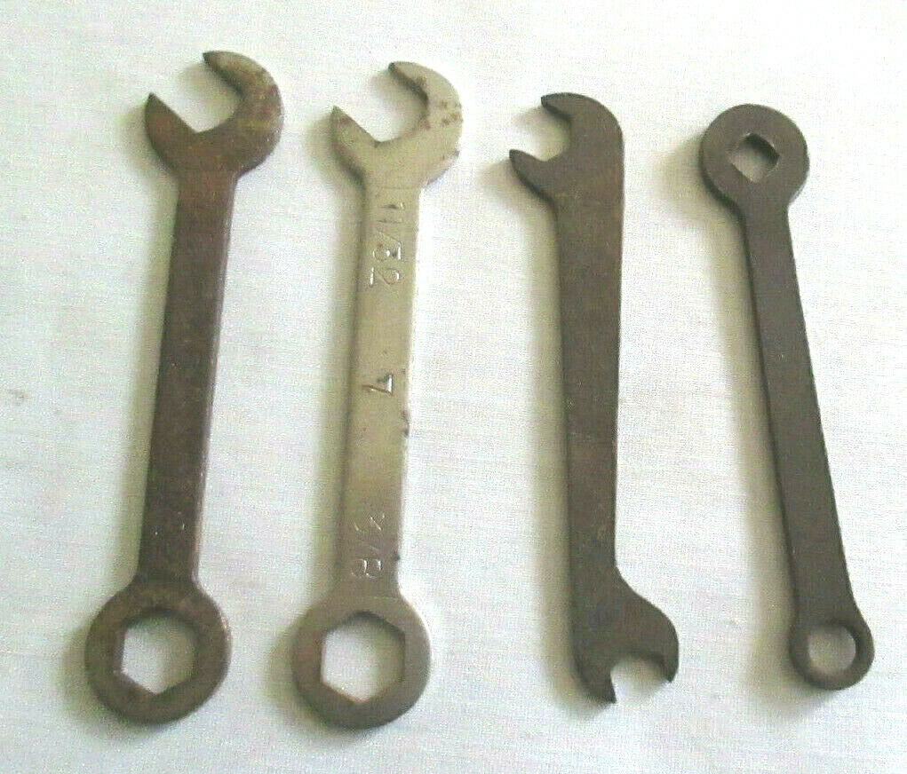 Antique Miniature Wrenches Open End and Box End 11/32\