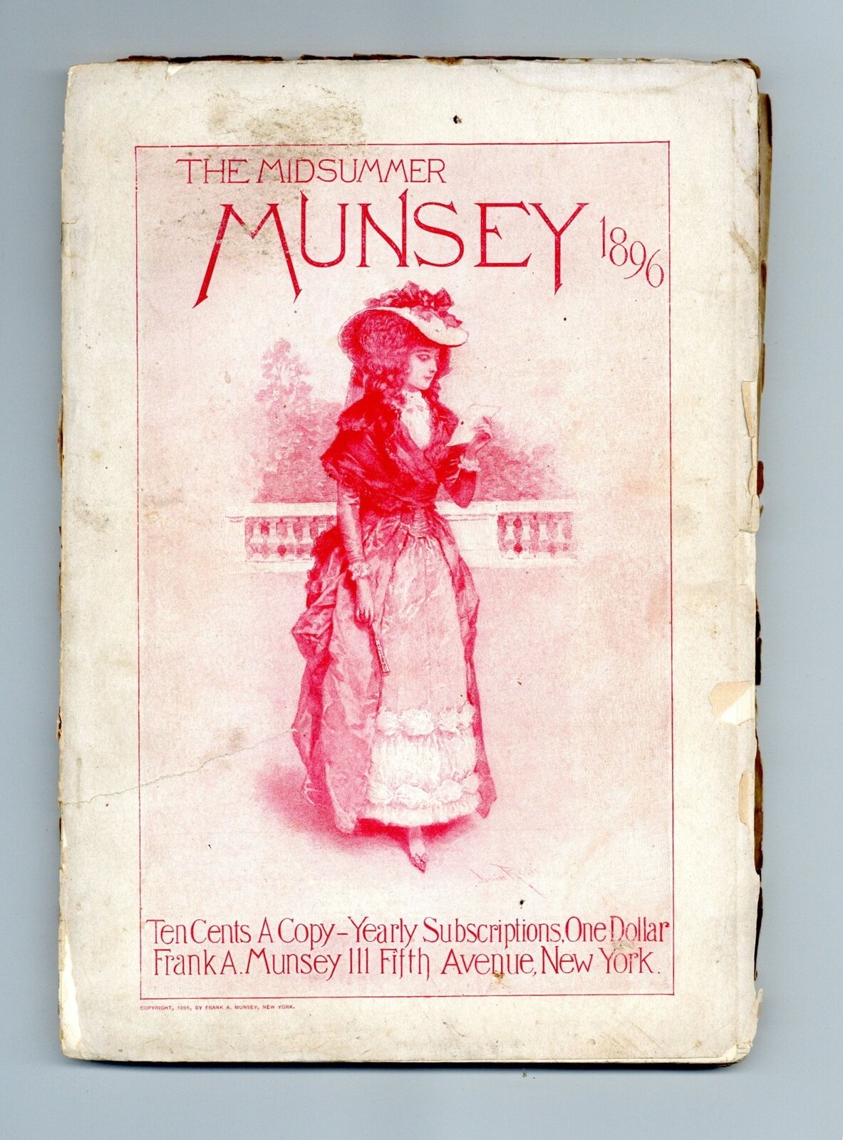 Munsey's Magazine Pulp Aug 1896 Vol. 15 #5 FR Low Grade