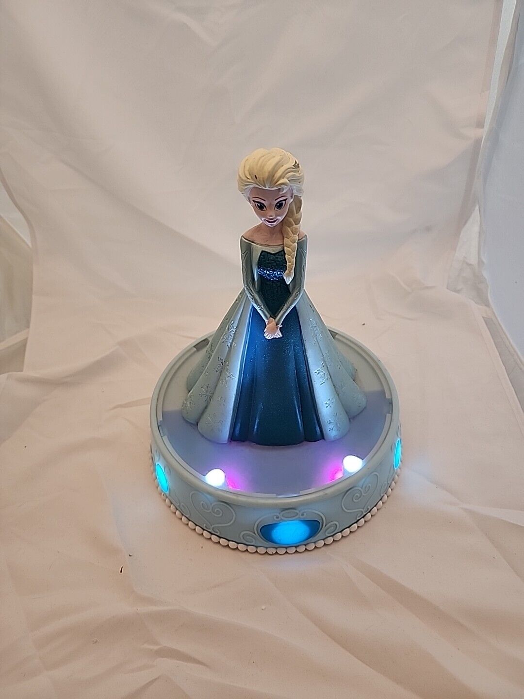 Disney Elsa Coin Bank Frozen 2 Singing & Lights Up  2014 Peachtree Playthings