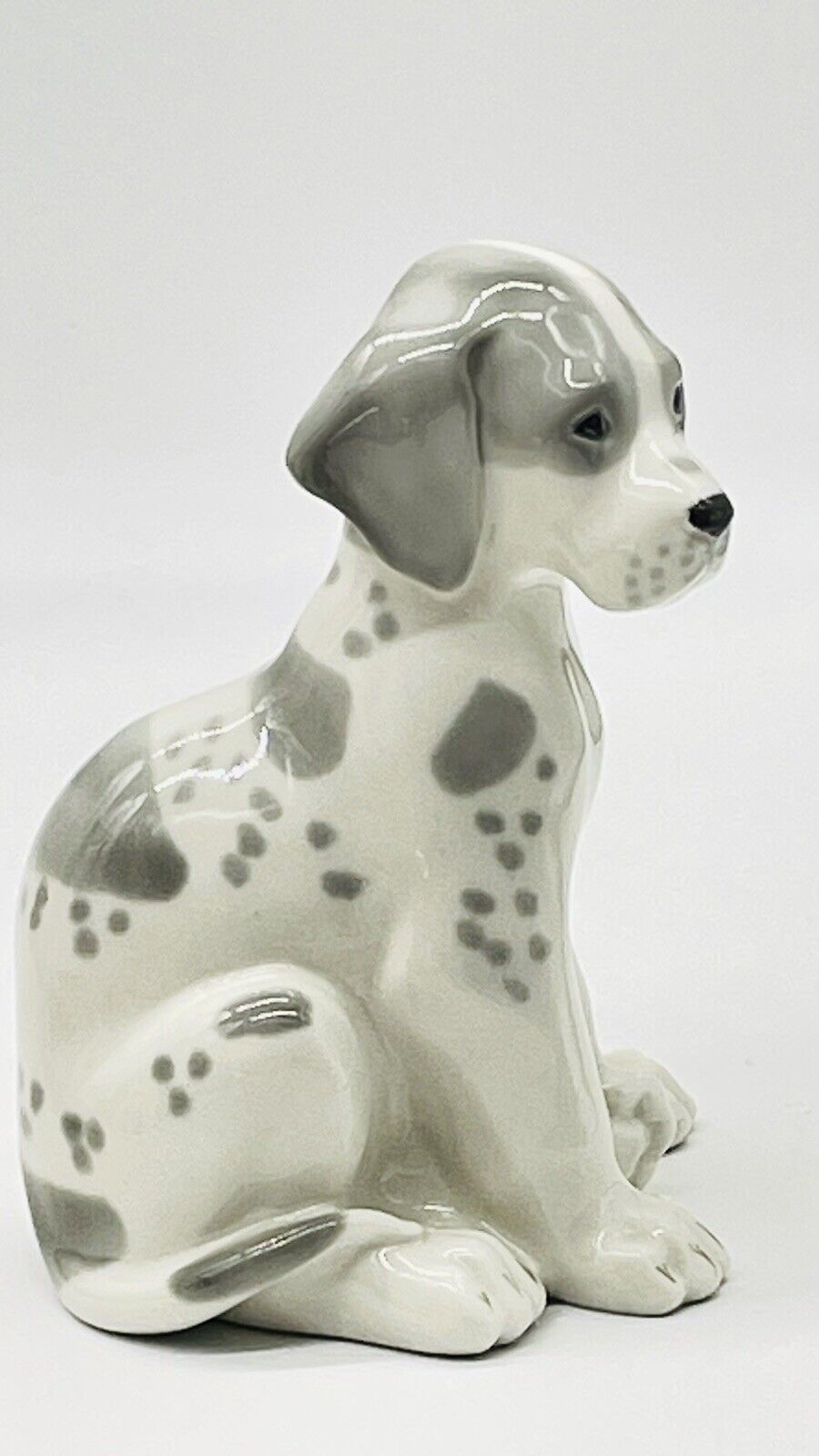Vtg Lomonosov 1980\'s Porcelain Dalmatian Puppy Dog Figurine 7\
