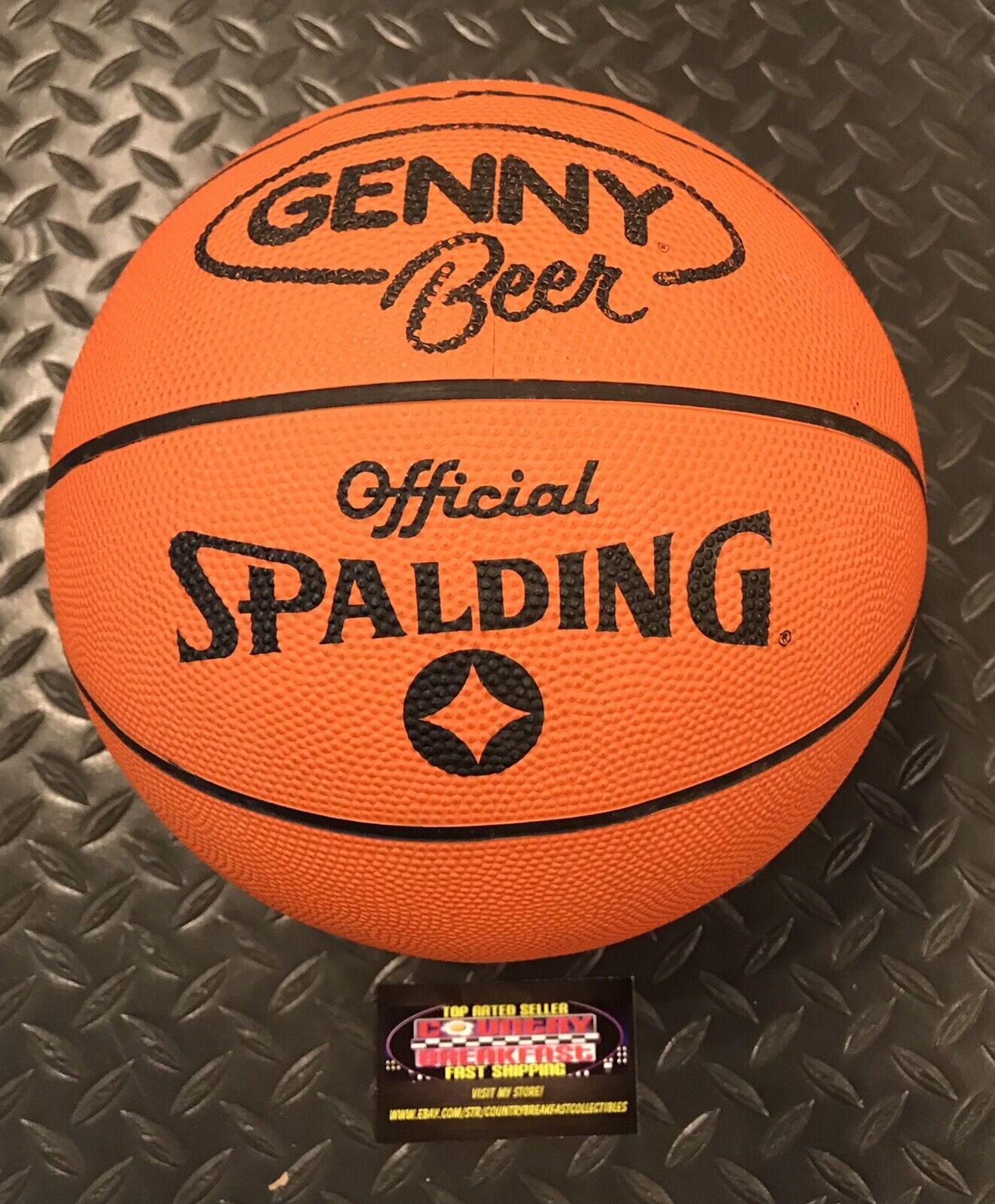 Genesee Genny Beer Spalding Basketball Official Size - New Old Stock
