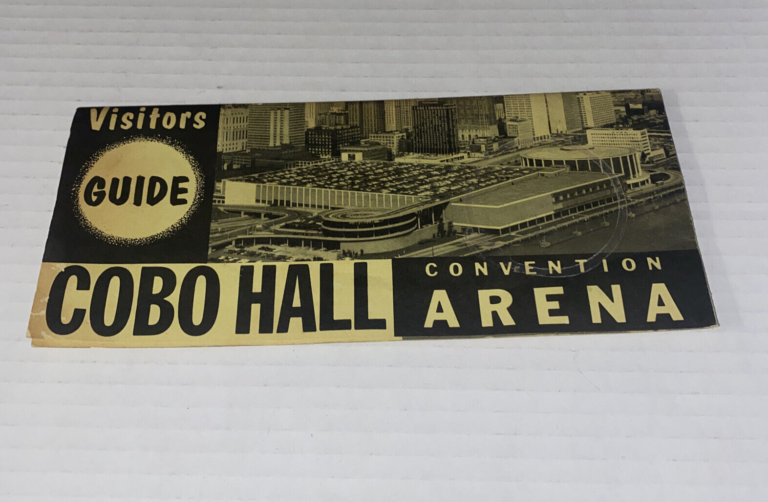 Cobo Hall Convention Arena Visitors Guide Detroit Michigan Vintage 1966 Brochure