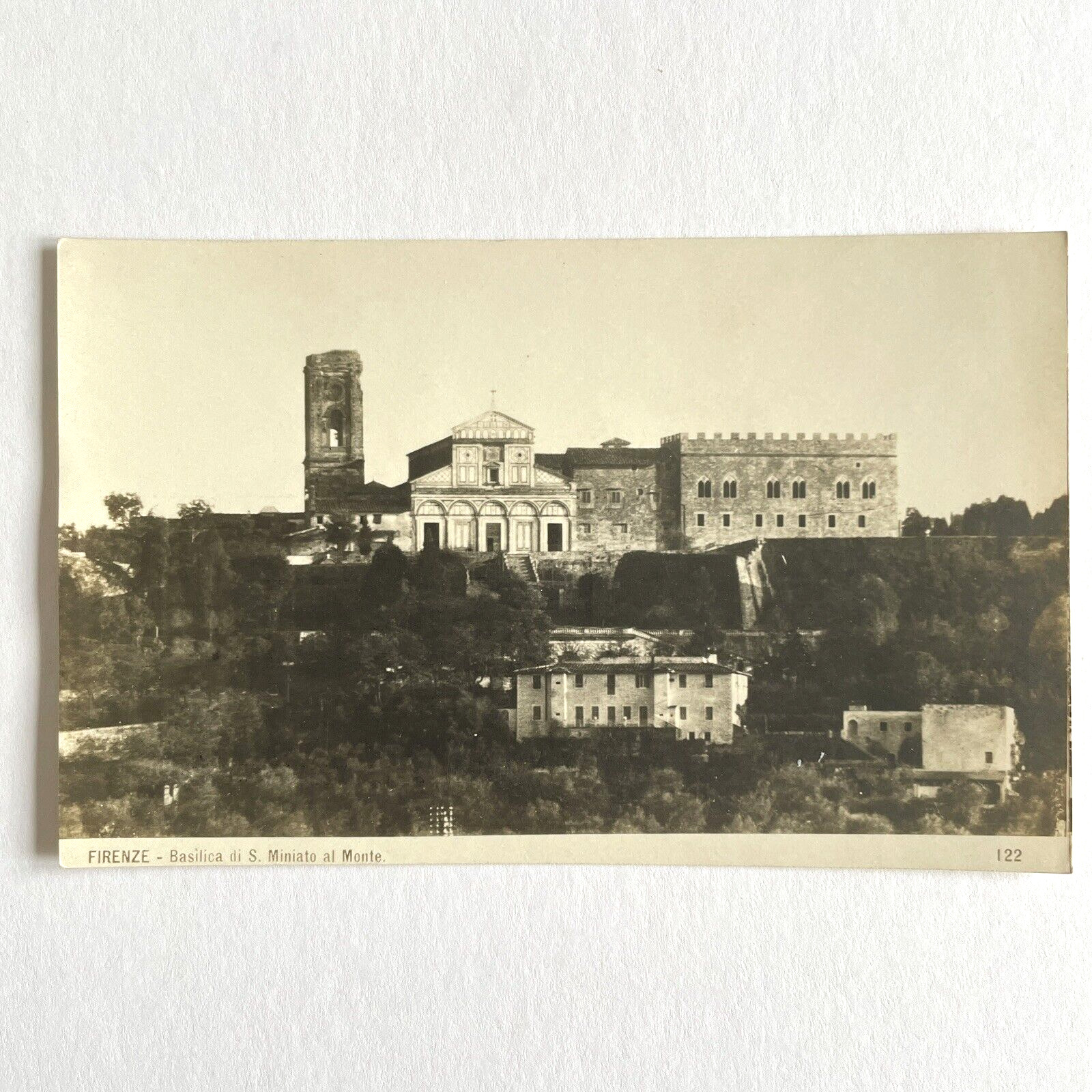 ITALY RPPC ~ FLORENCE CATHEDRAL City View ~ FIRENZE Basilica Aerial View Photo