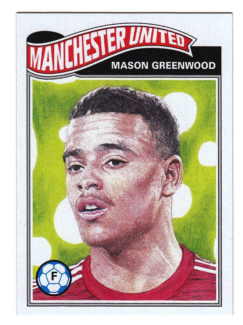 2019-20 Topps Living Set Champions League Mason Greenwood Manchester United #216