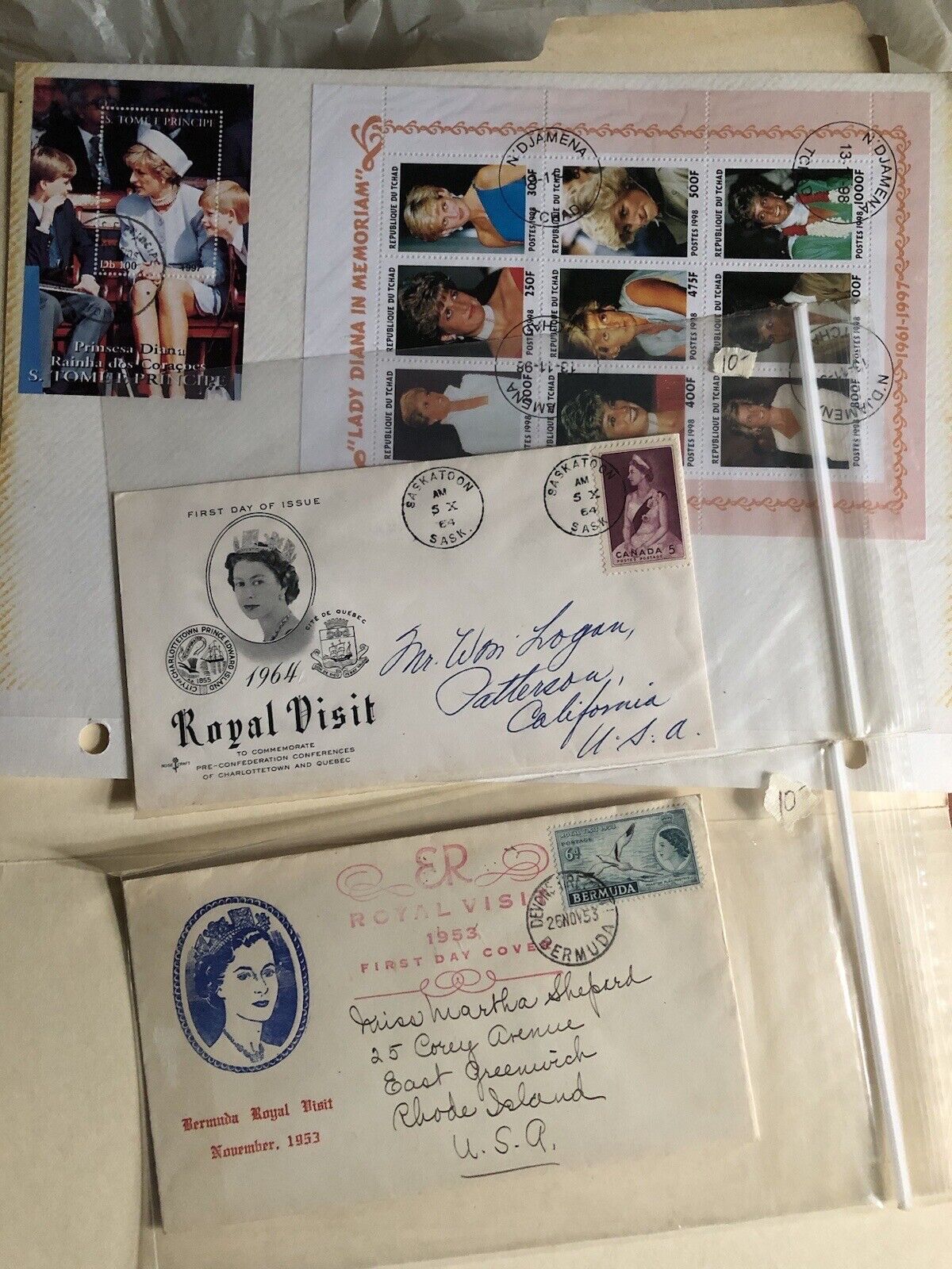 Vintage Royal Family Memorabilia - Princess Diana, Royal Visit