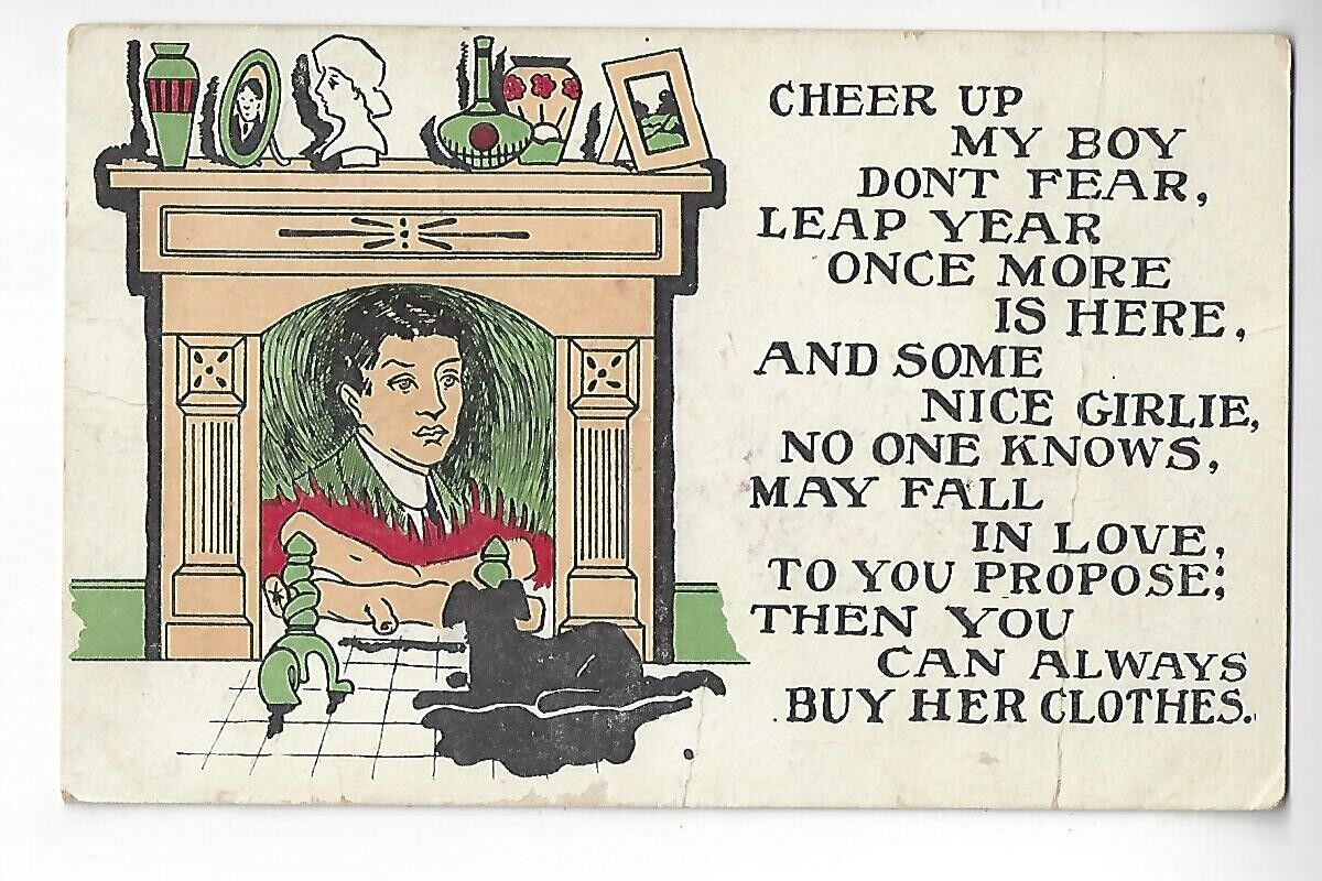 1908 Leap Year Card