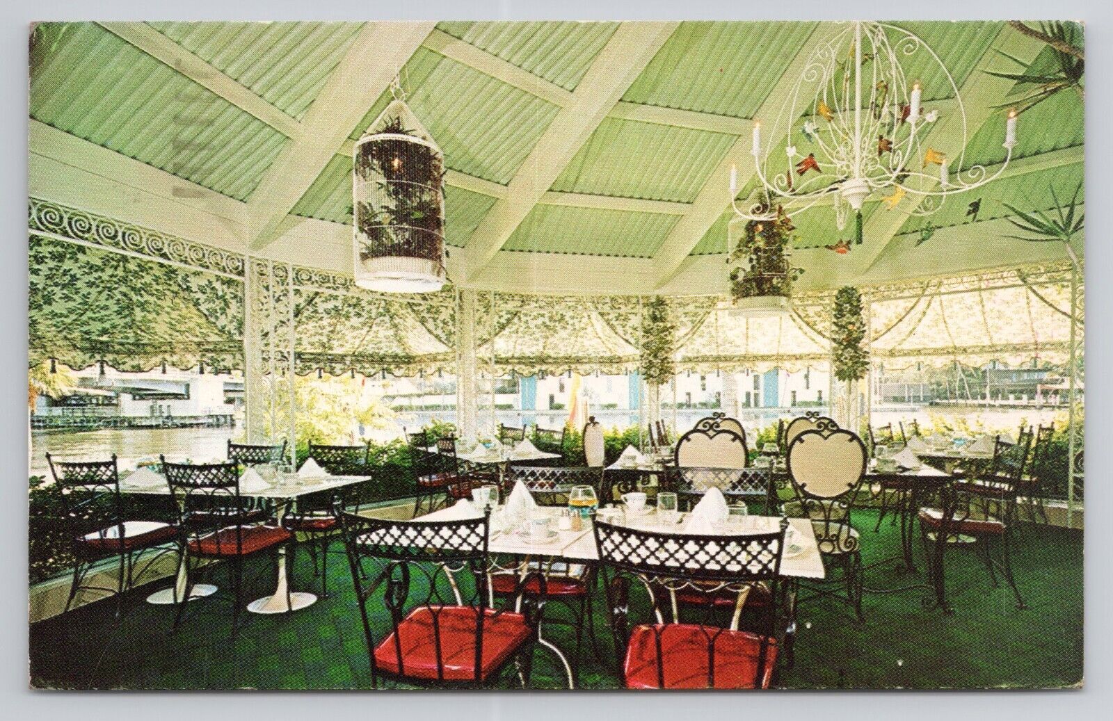 Postcard Creighton\'s Restaurant Fort Lauderdale Florida 1975