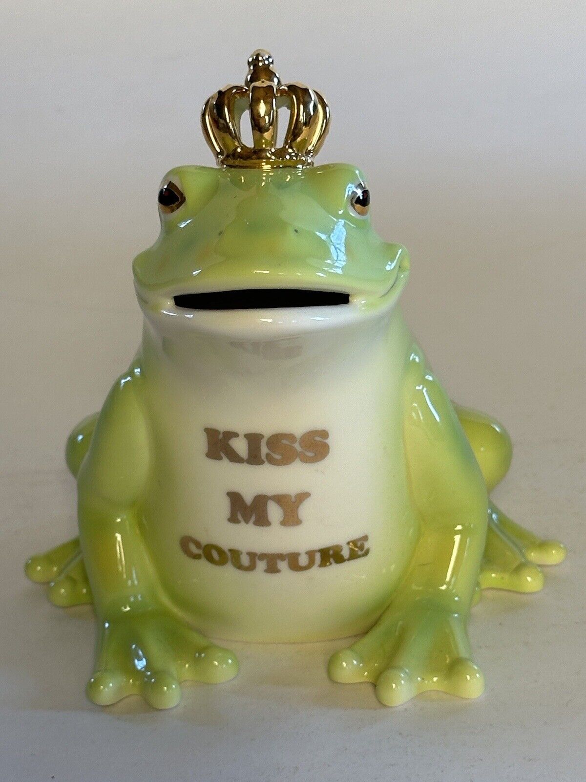 Vintage Juicy Couture Frog Prince “ Kiss My Couture”  Bank