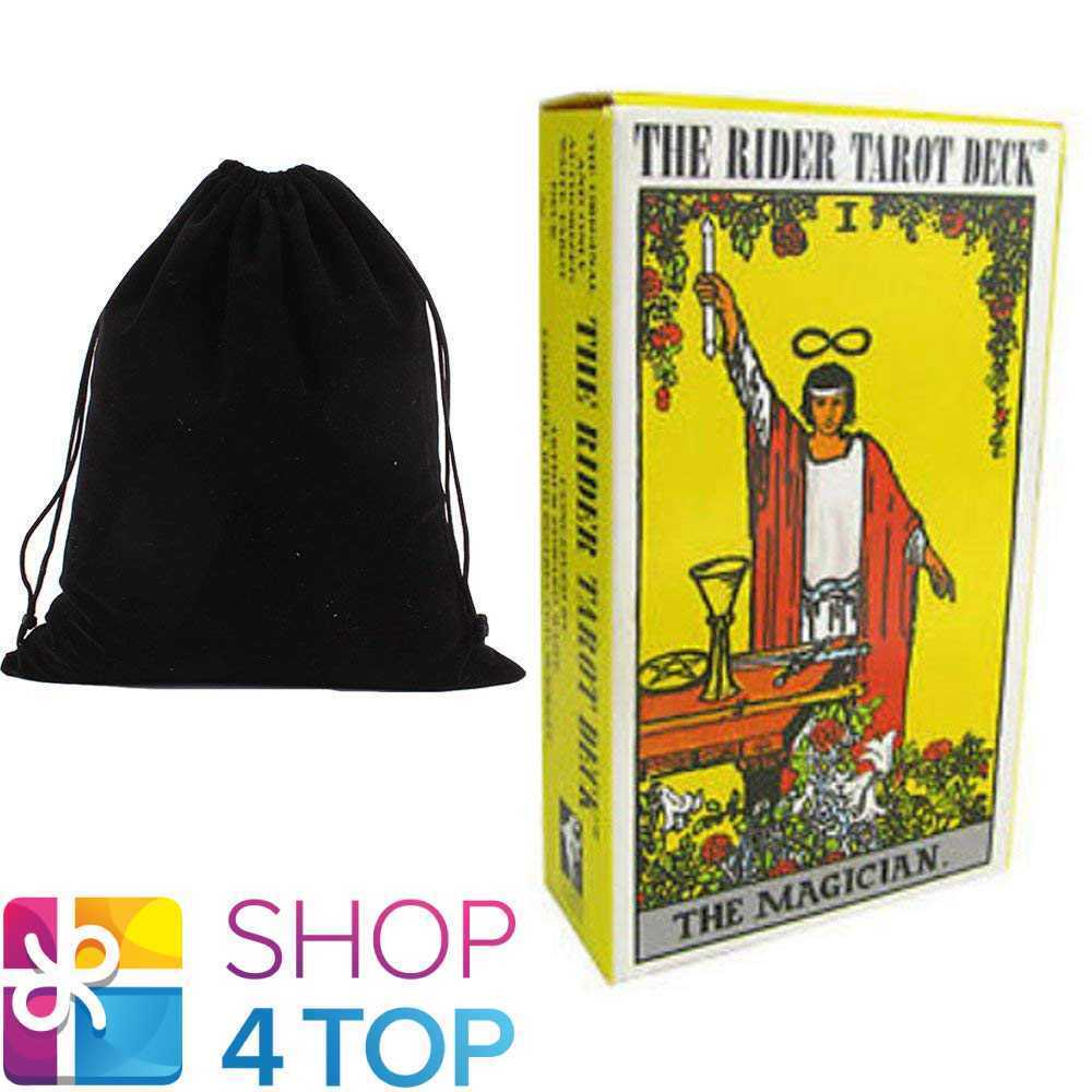 RIDER-WAITE TAROT DECK CARDS ESOTERIC CLASSIC US GAMES SYSTEMS WITH VELVET BAG