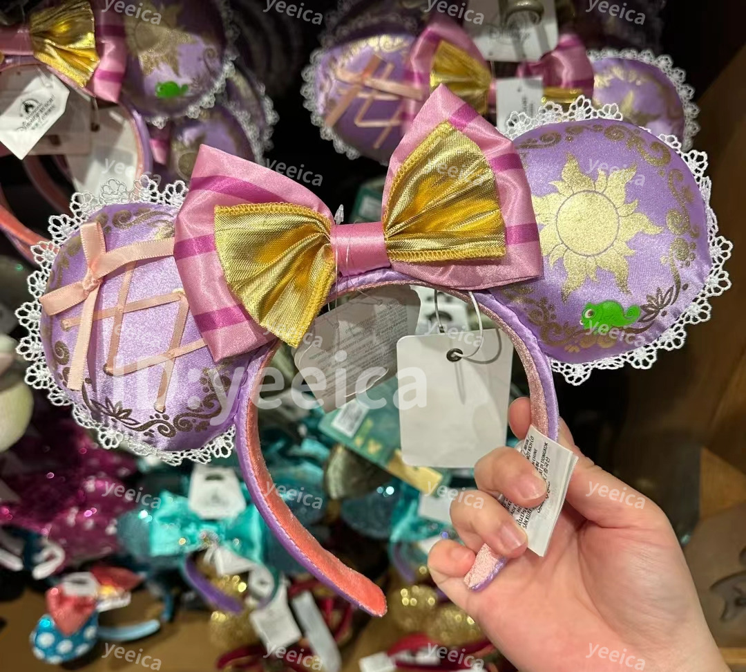 Authentic Disney Princess Tangled Rapunzel Minnie Mouse Ear Headband Disneyland