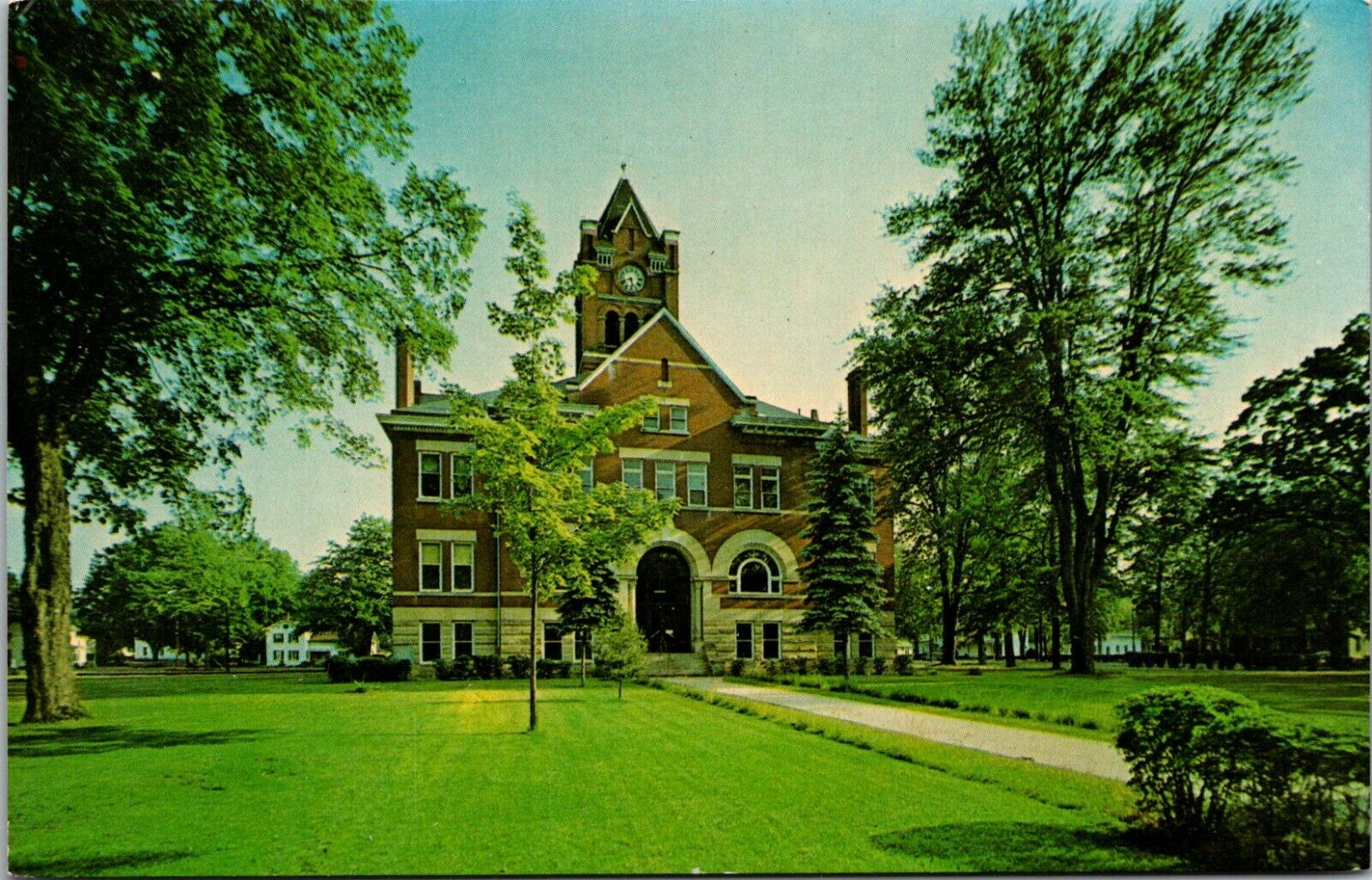 Vintage Postcard St Joseph County Court House Centreville Michigan MI