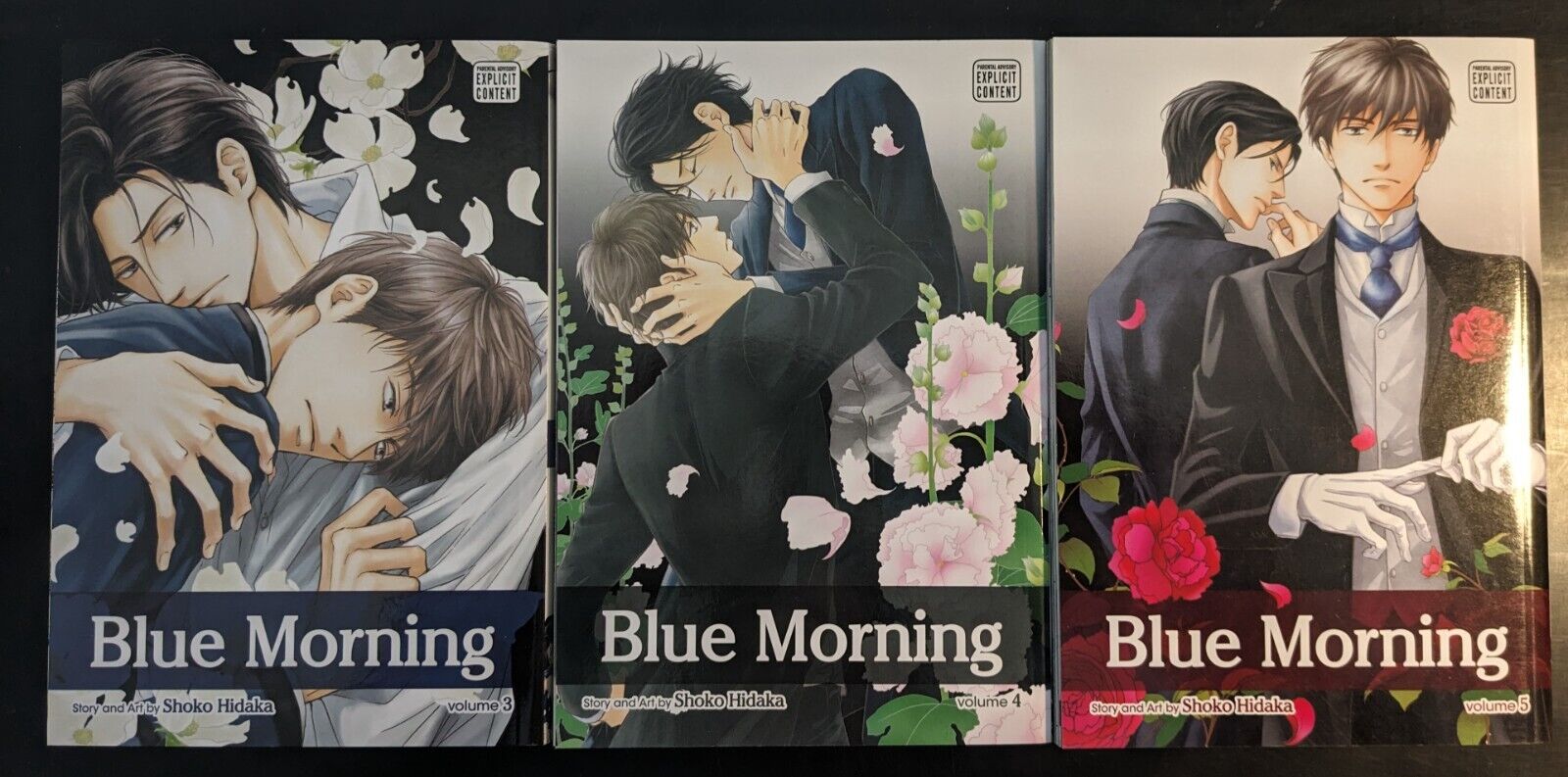Blue Morning manga 3-5 By Shoko Hidaka English