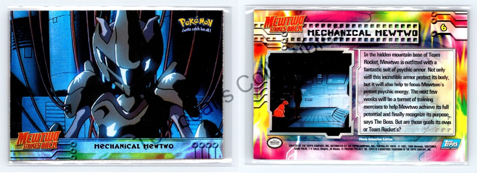 1999 Topps Pokémon First Movie ✨Blue Logo Rainbow Foil✨ PICK The Card U Need