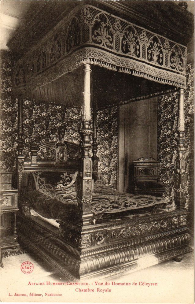 CPA Humbert-Crawford Affair-View of the Lady of Celeyran-Royal Chamber (261433)