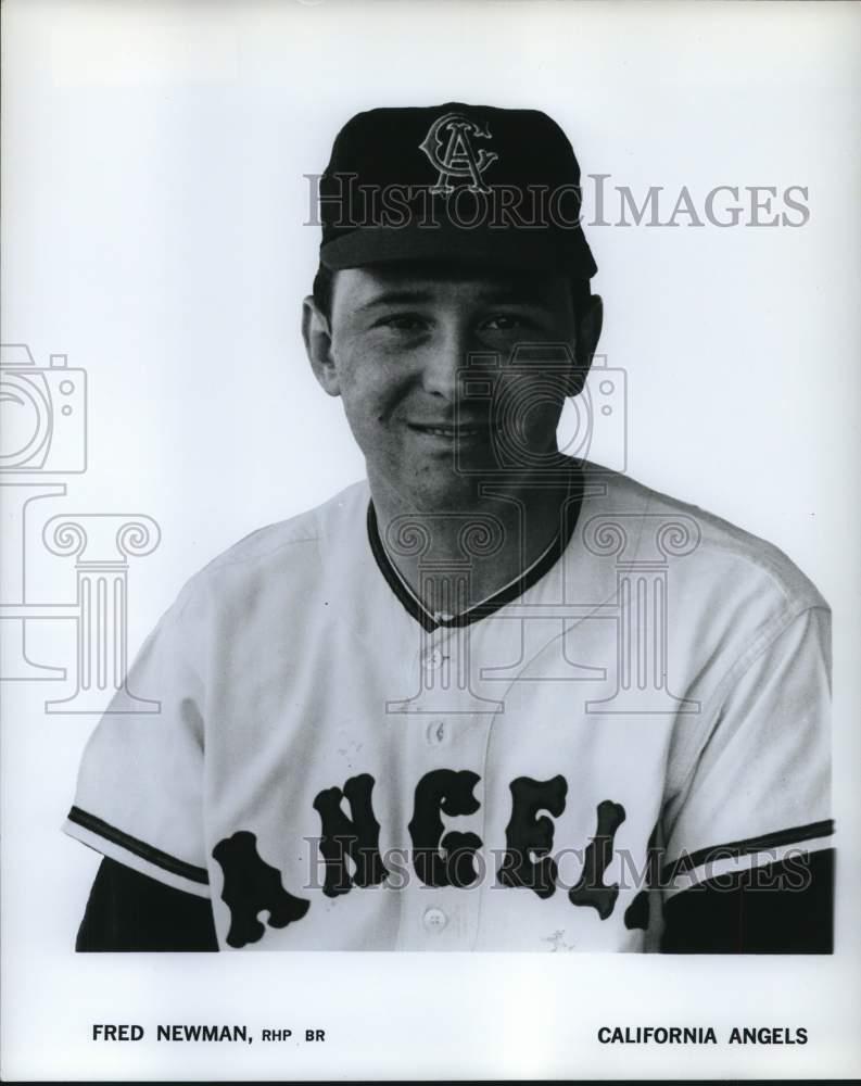 1967 Press Photo California Angels baseball player Fred Newman. - hps13742