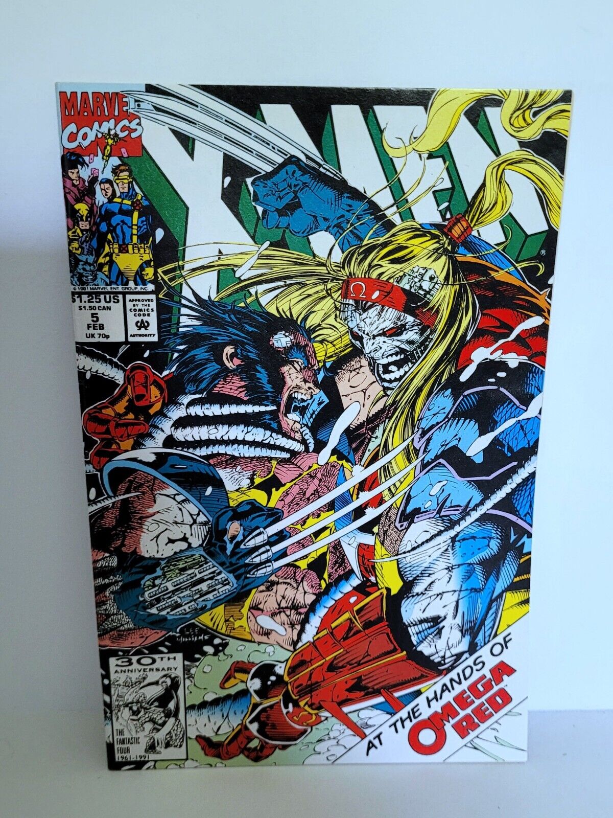 X-Men #5 1992 2nd App 1st Cover Omega Red Jim Lee Wolverine Marvel Comics NM