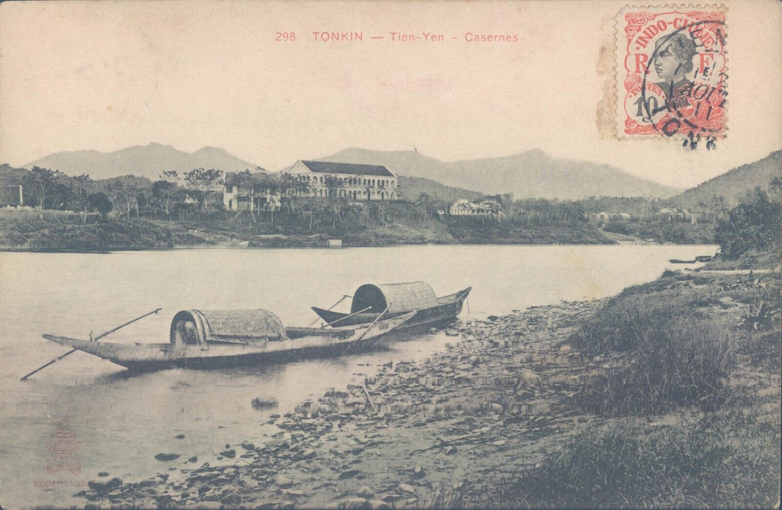 INDOCHINA Tonkin Tien-Yen barracks 1910s PC