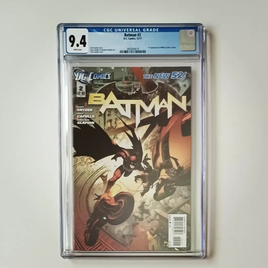 BATMAN #2 CGC 9.4 The New 52 2011 DC 1st App William Cobb as Talon - 1ST PRINT