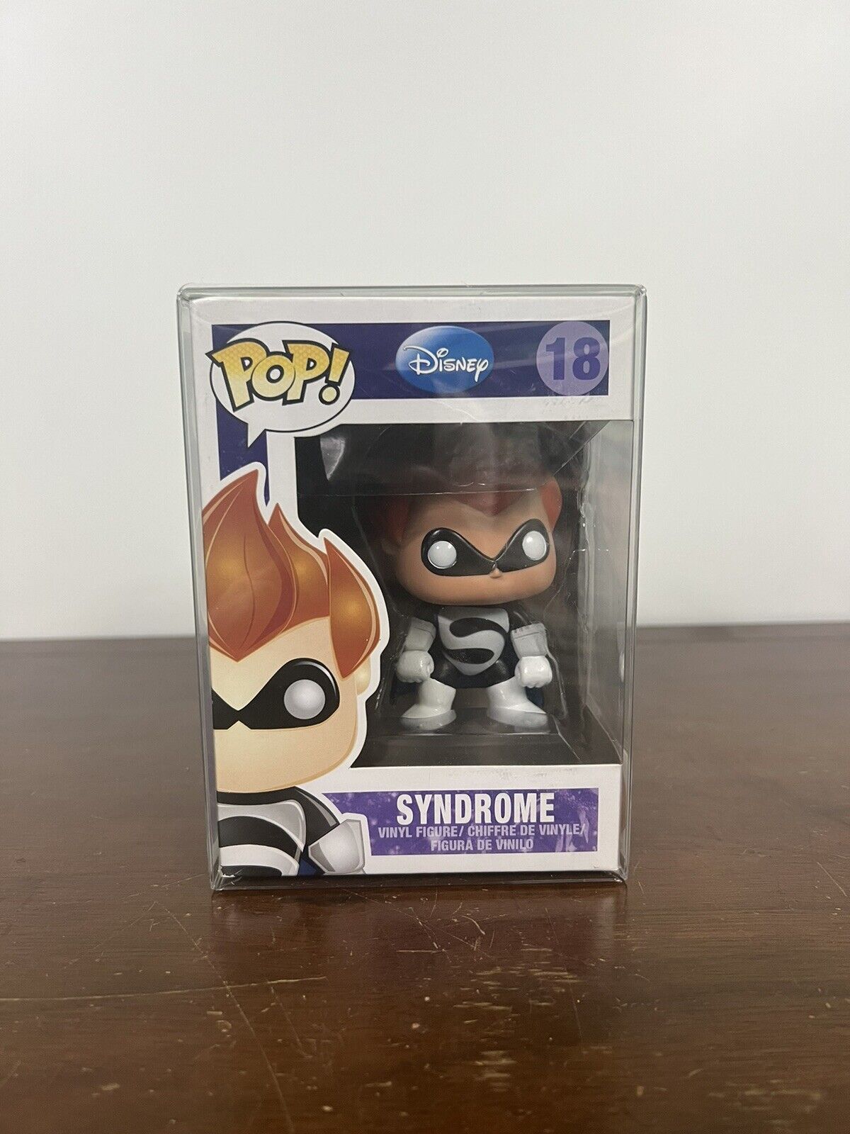 Funko POP Disney Pixar: The Incredibles: Syndrome #18 with Pop Protector