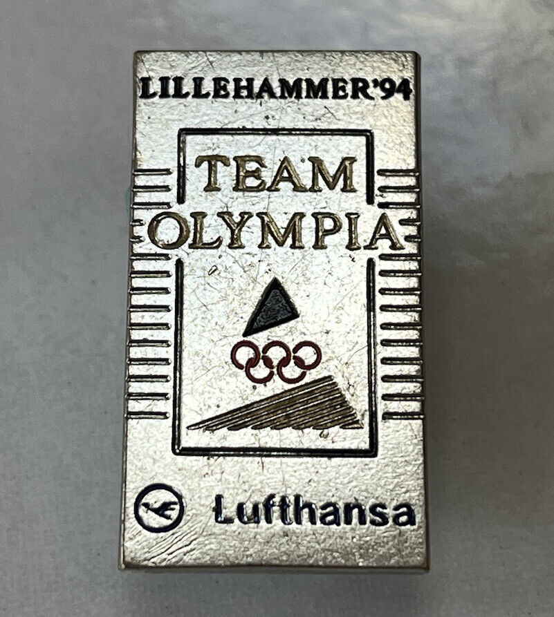 1994 Lillehammer Olympic Pin ~ Team Olympia ~ Lufthansa