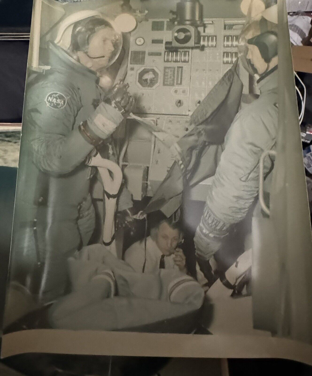 NASA Pilot Photo.  ORIGINAL KODAK PAPER PHOTO Paper A