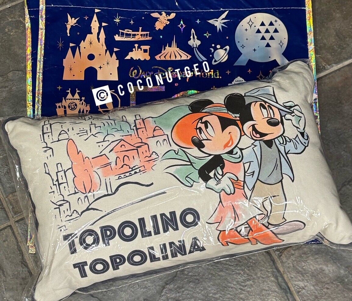 Disney Parks Epcot World Showcase Italy Topolino Riviera  Resort Throw Pillow 💥