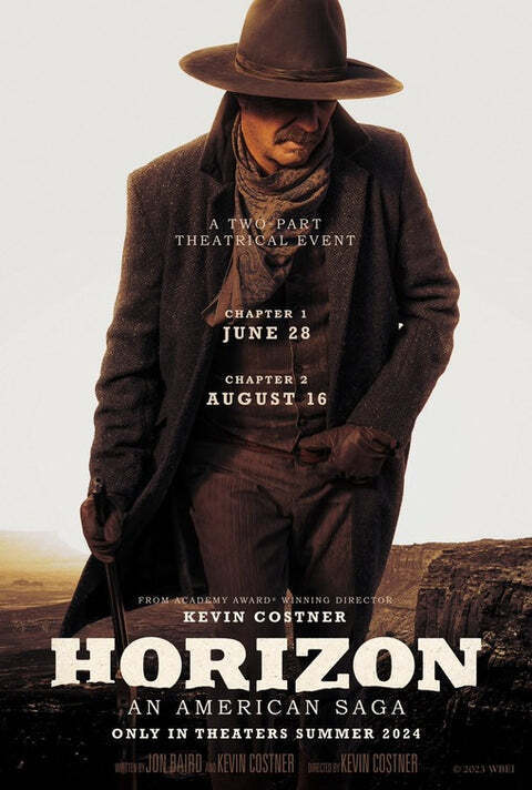 Kevin Costner Horizon: An American Saga Movie Poster Print Reproduction 17 x 12