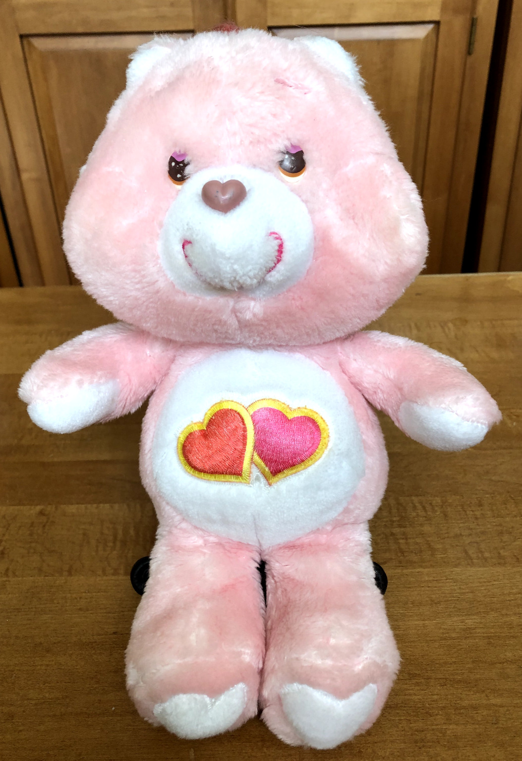 Vintage 1983 Kenner Pink  Love-a-Lot Care Bear Plush Stuffed Animal - 14 Inches