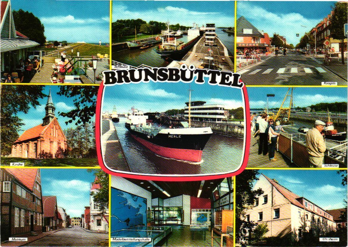 Brunsbuttel Germany Postcard