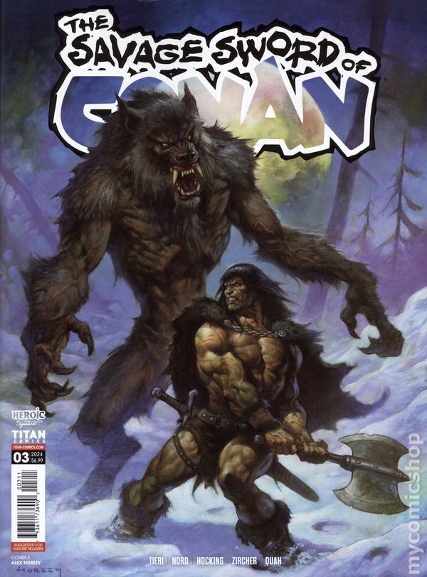 Savage Sword of Conan #3A Stock Image