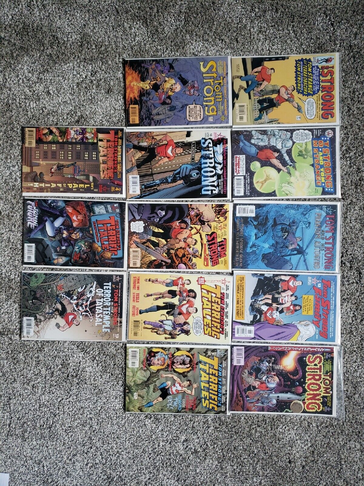 Tom Strong Comic Book Lot Of 11