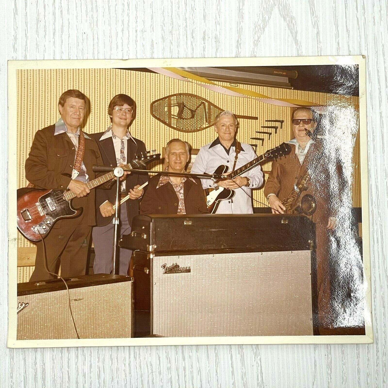 Color Photo of Unknown Band Music Group From A Grand Ole Opry Collection 1970s