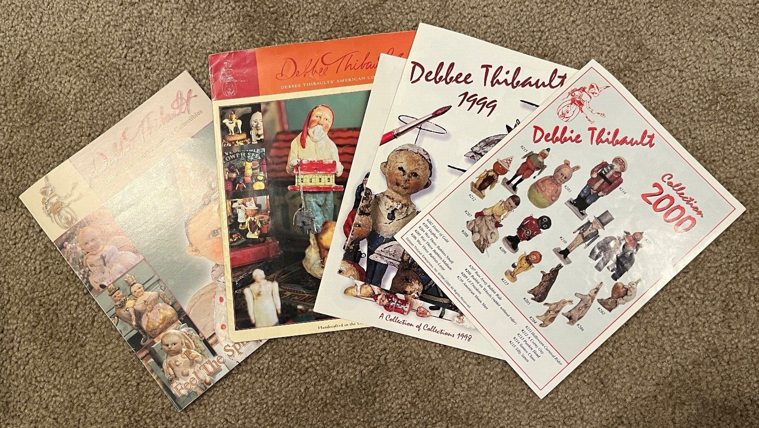 Debbee Thibault Catalogs (5) - Includes 1998, 1999, and 2000 and 2 Others