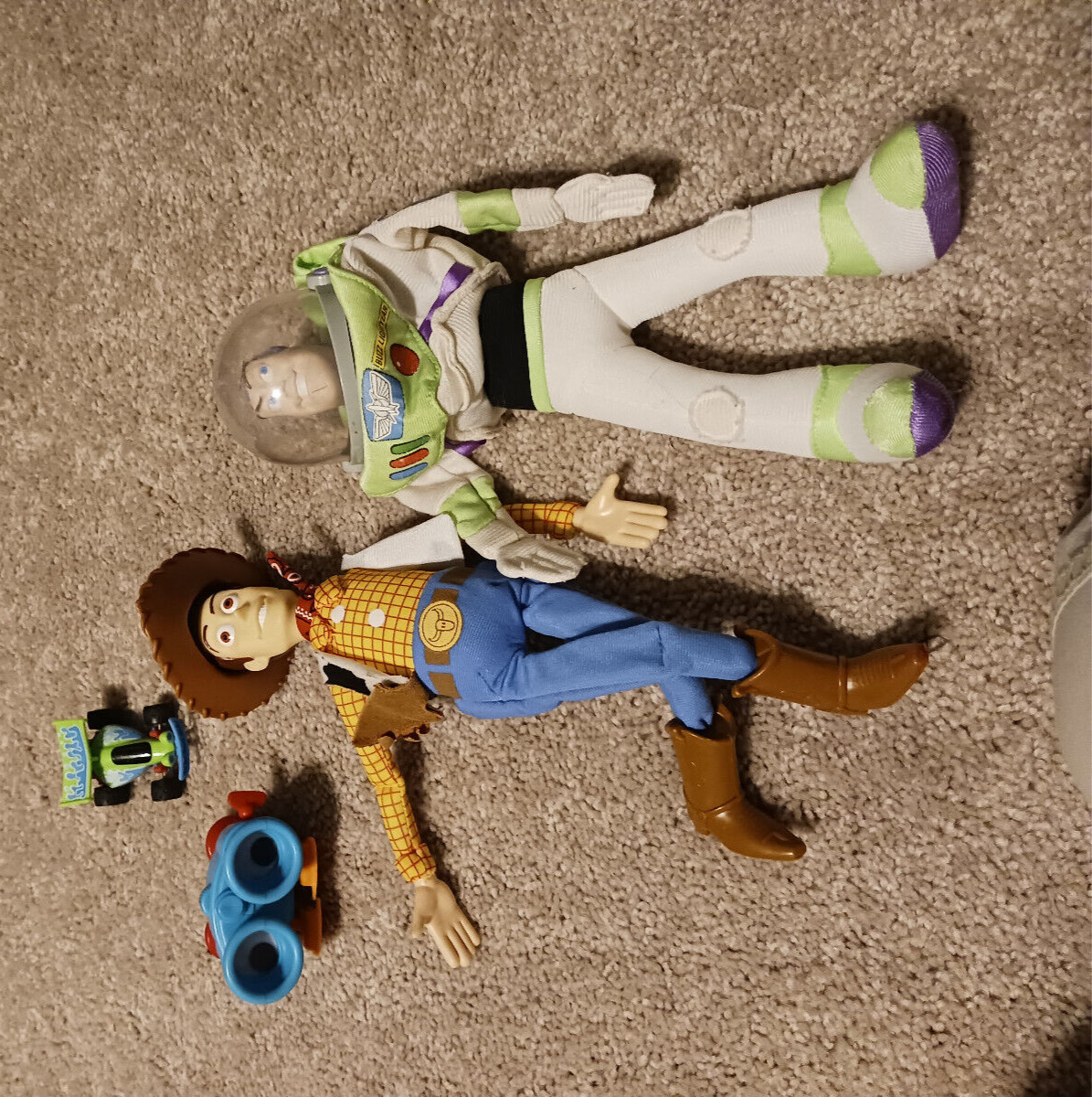 original vintage BK collection 1995 toy story puppets & moving toys rare