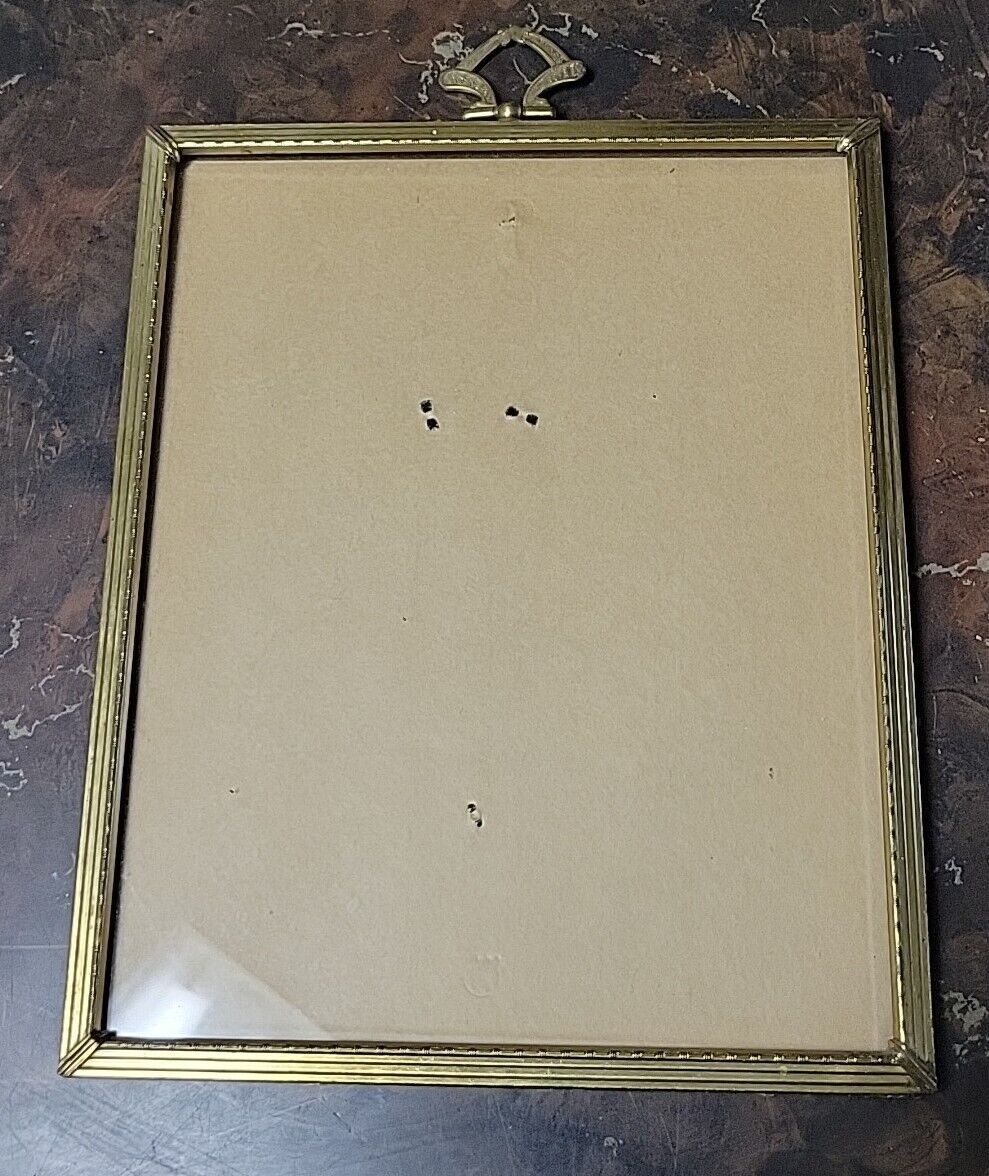 Vintage (40s?)  8x10 Metal Gold Tone Picture Frame