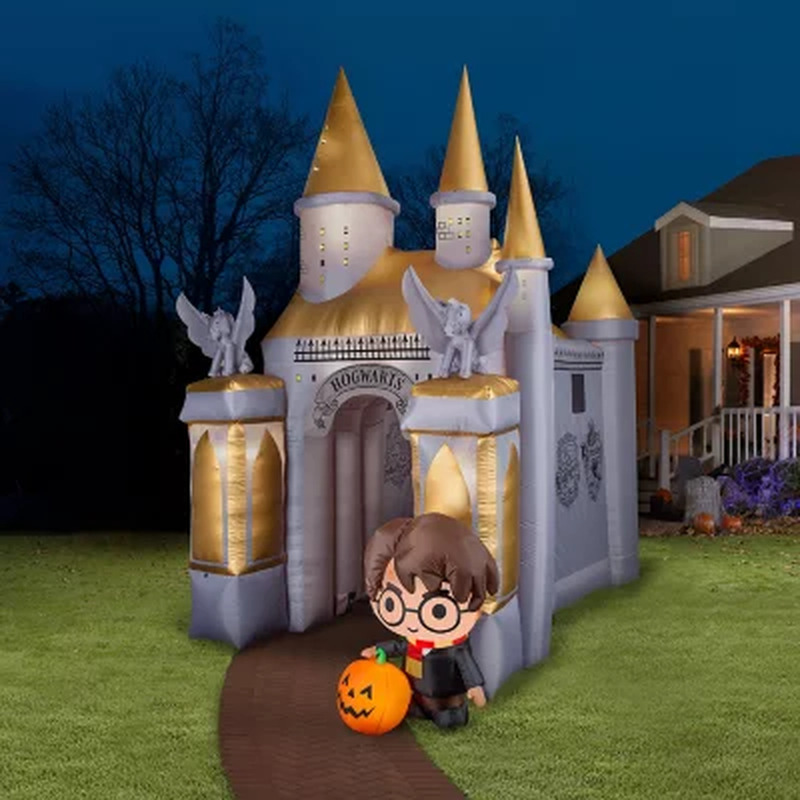 12\' HARRY POTTER AIRBLOWN INFLATABLE GIANT HOGWARTS CASTLE Halloween Yard Decor