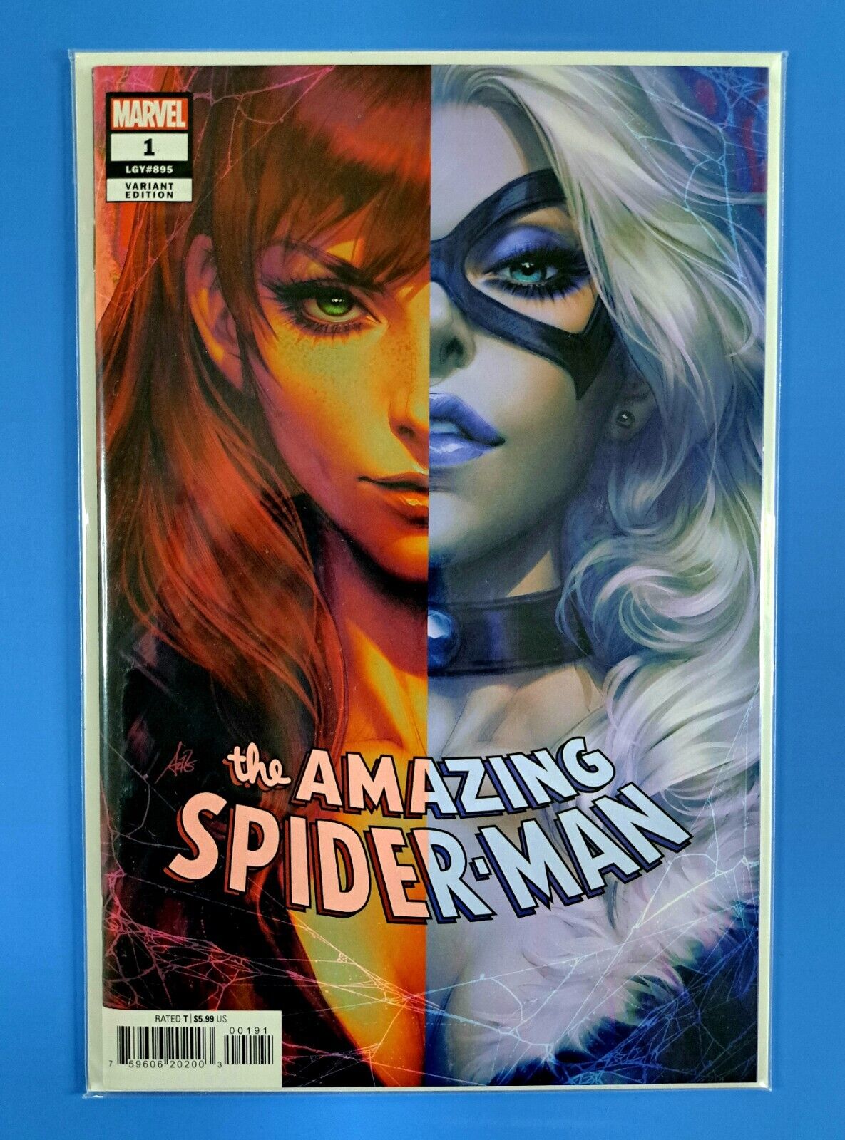 Amazing Spider-Man #1 LGY #895 (2022) Stanley Artgerm Variant Higher Grade NM🔥