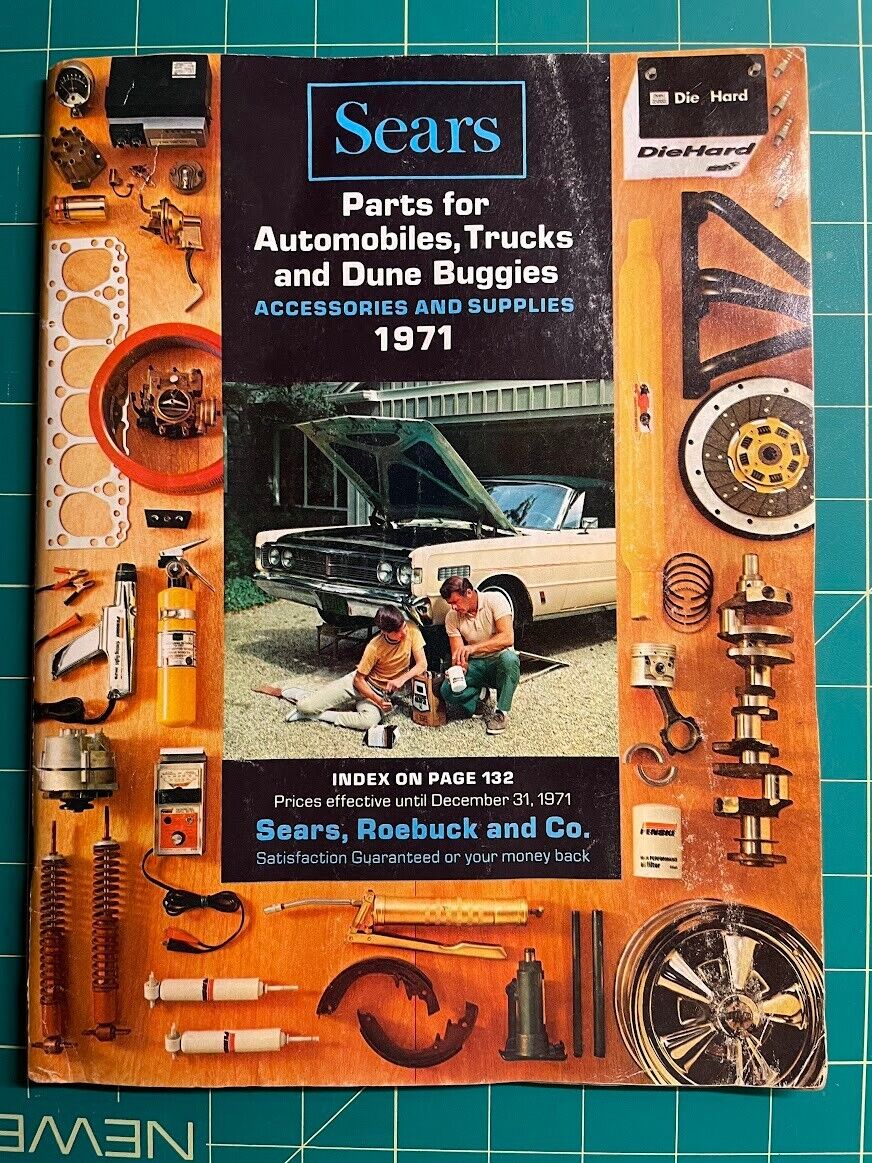 Sears 1971 Catalog - parts for Automobiles, Trucks, Dune Buggies