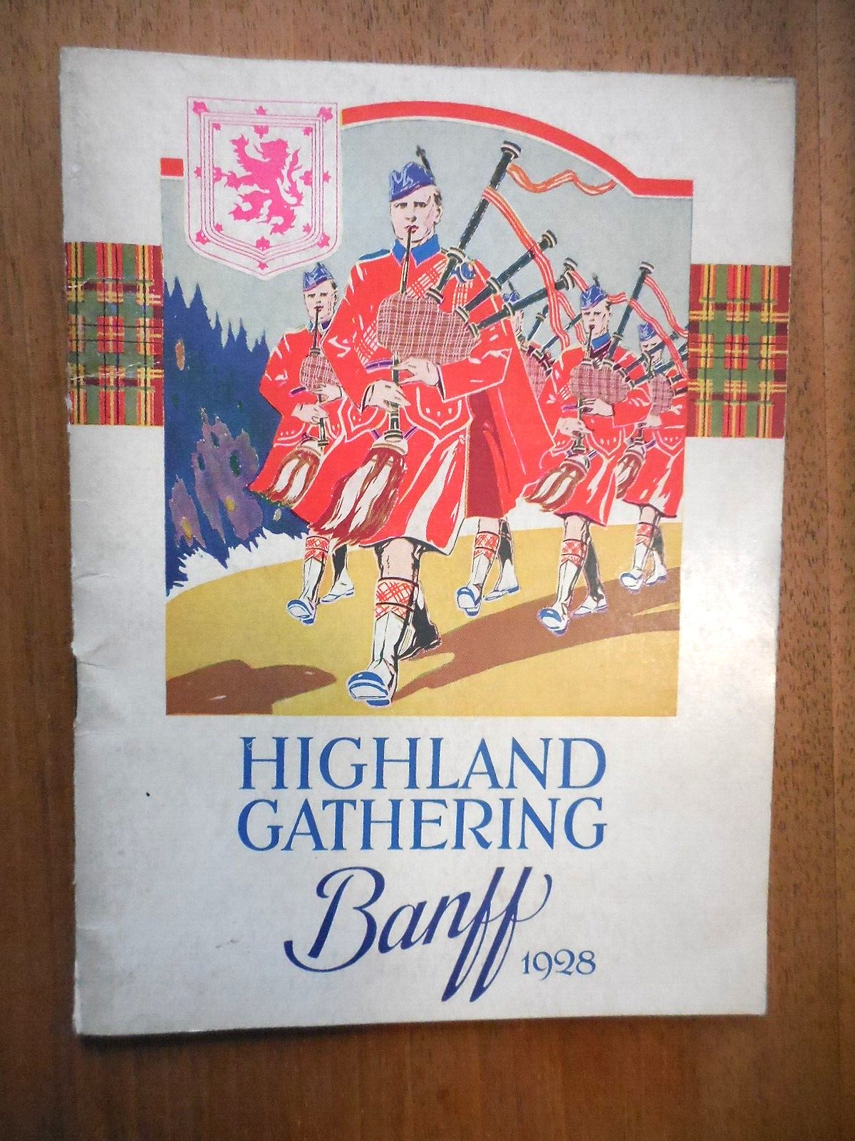 Highland Gathering Banff Canada 1928 Scottish Music Festival Booklet