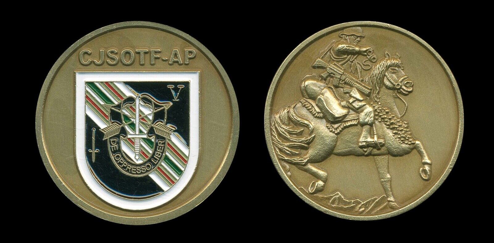 Challenge Coin - US Army Special Forces Arabian Peninsula CJSOTF-AP