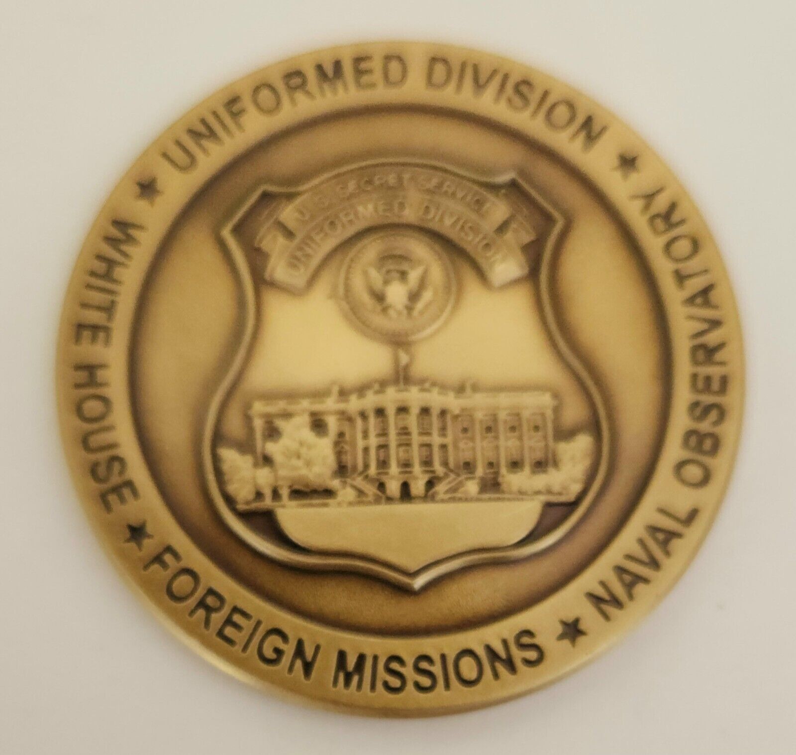 US Secret Service USSS Presidential White House UD POTUS Police Challenge Coin