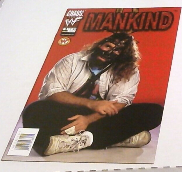 Mankind #1 Chaos Comics WWF Photo Cover Variant comic book Mick Foley
