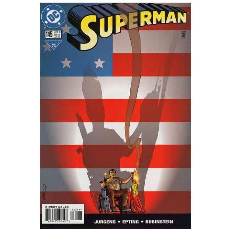 Superman #145  - 1987 series DC comics VF+ Full description below [i~