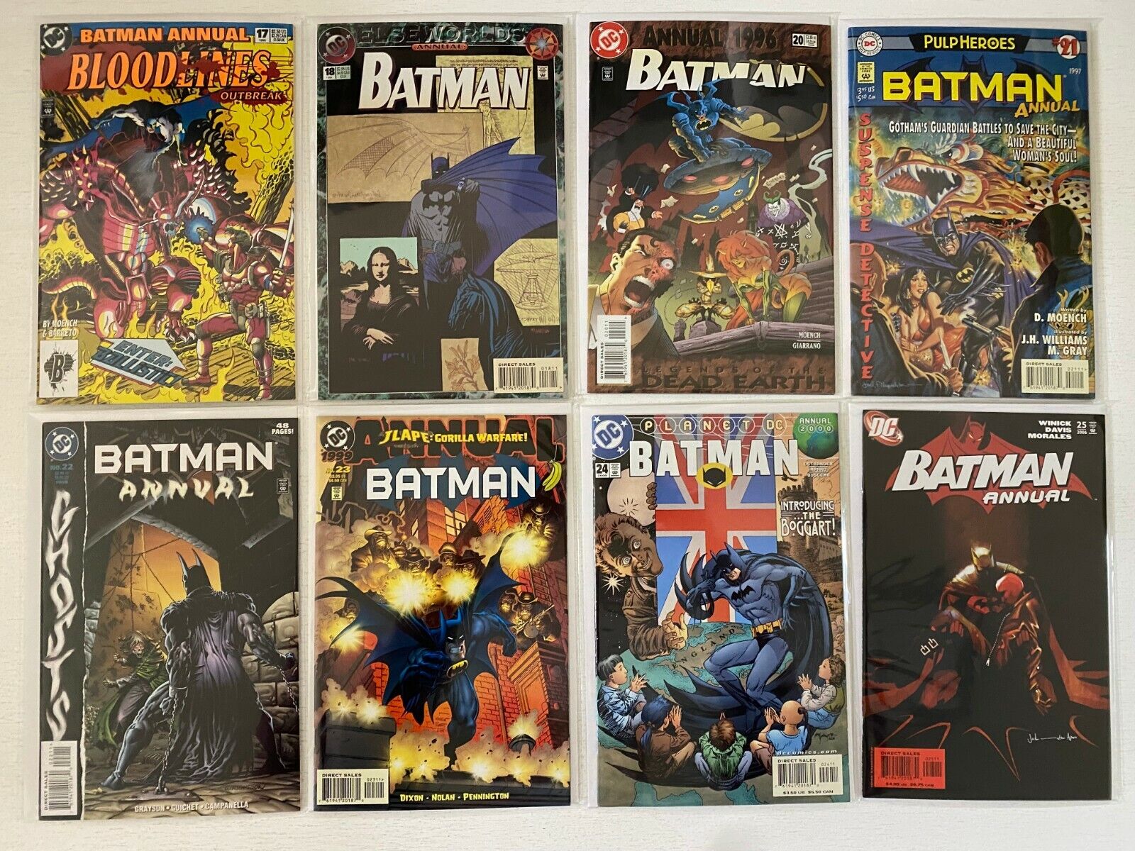 Batman Annual lot 10 different 6.0 FN (1993-2011)