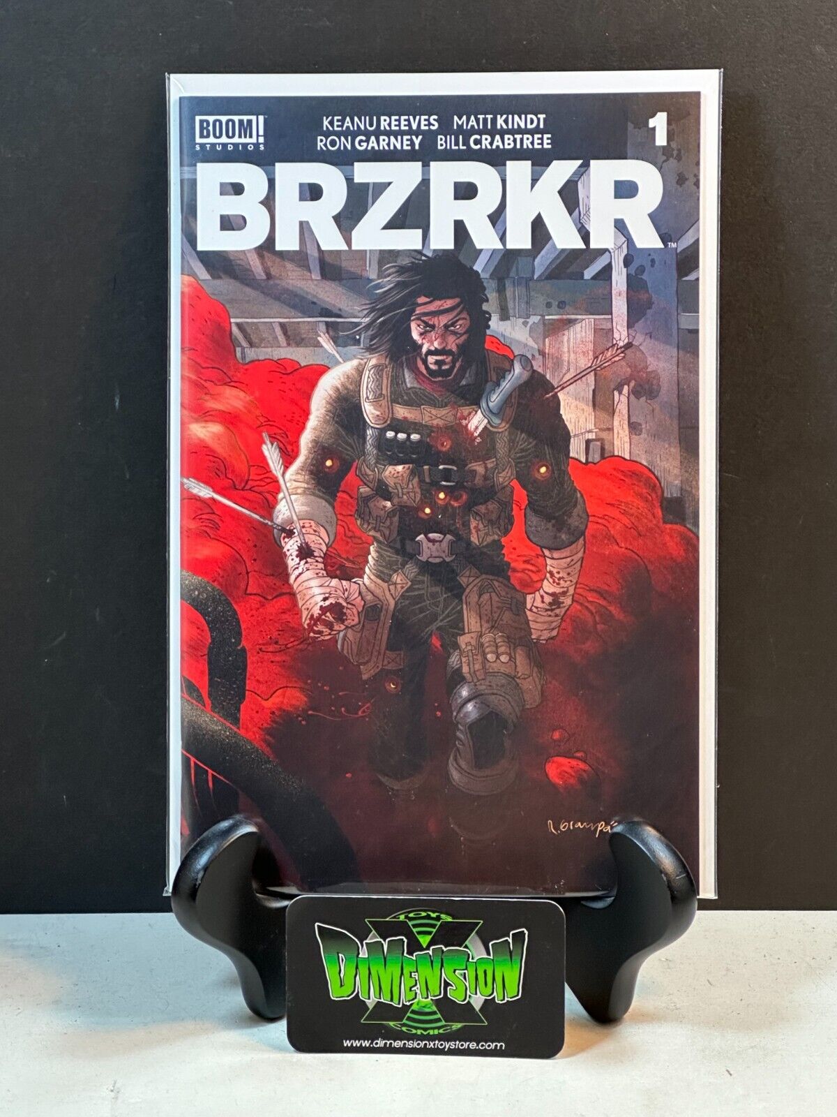 BRZRKR (BERZERKER) #1 GRANDPA COVER A COMIC 1ST PRINT NM BOOM 2021 KEANU REEVES
