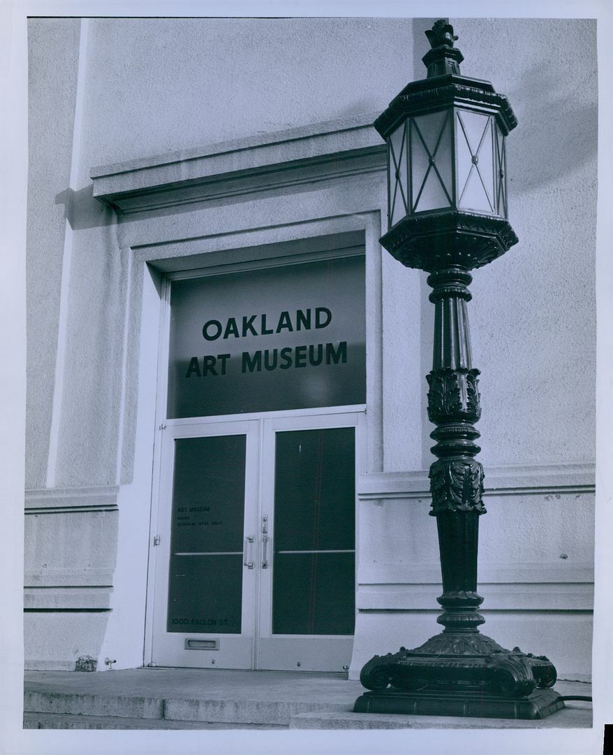 1958 Entrance Oakland Art Museum Press Photo