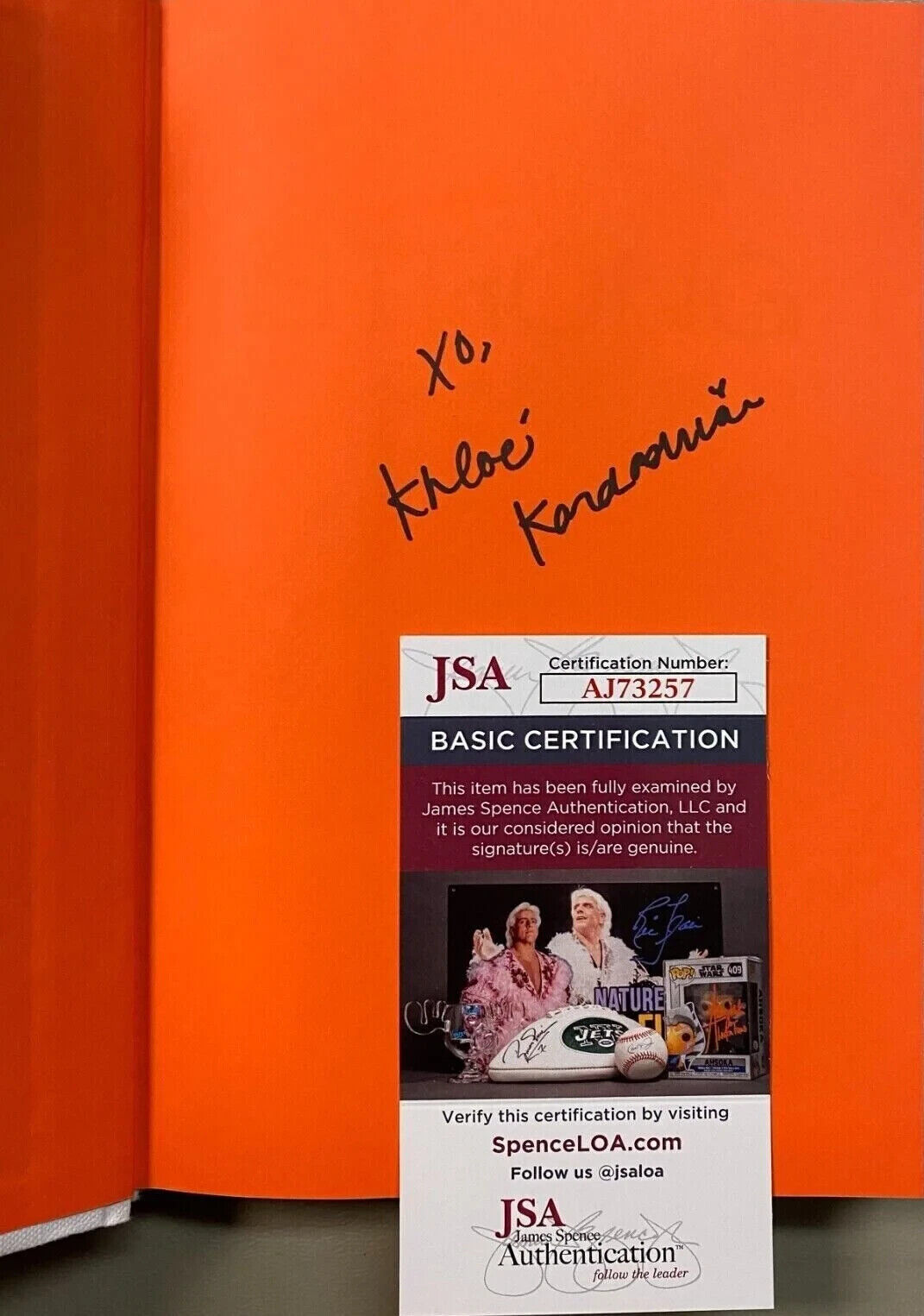 2015 Khloé Kardashian Signed 1st Print Original JSA Certified Book