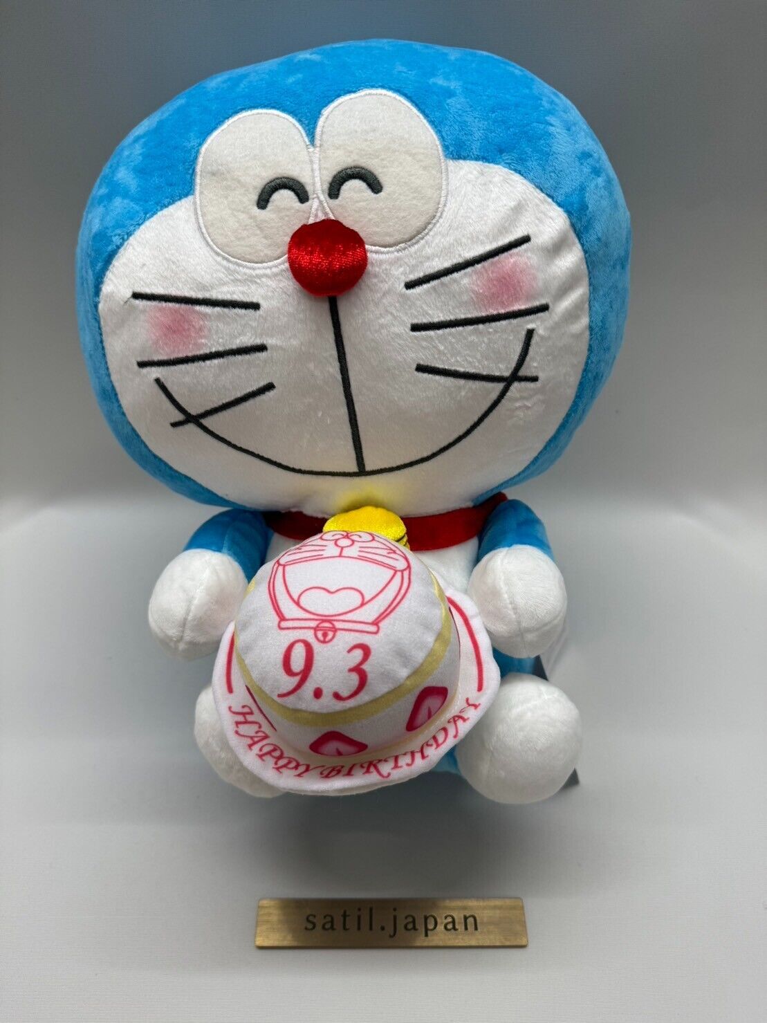 Doraemon birthday cake BIG Plush Doll