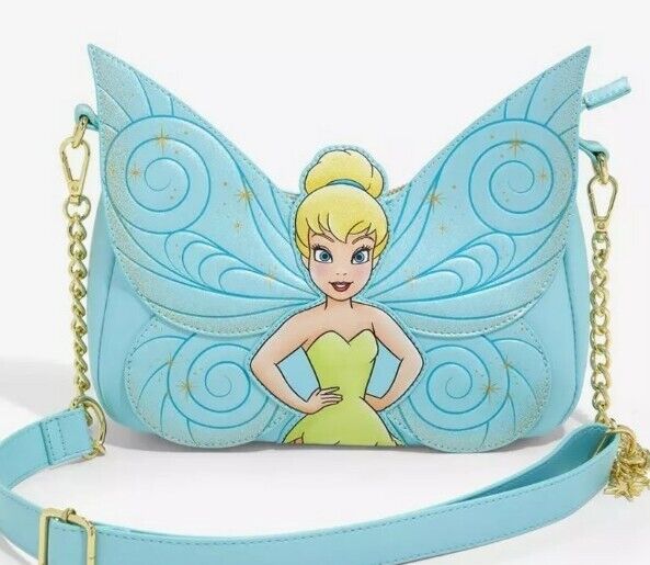 Loungefly Peter Pan Tinker Bell Wings Crossbody Cosplay Bag