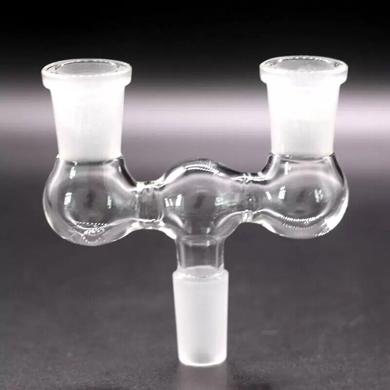 Reclaim Ash Catcher 3 in 1 Glass Adapter 14mm Male to 14mm Female Lab Glass
